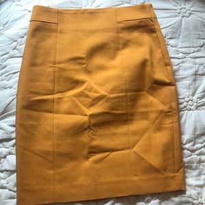 Orange Pencil Skirt